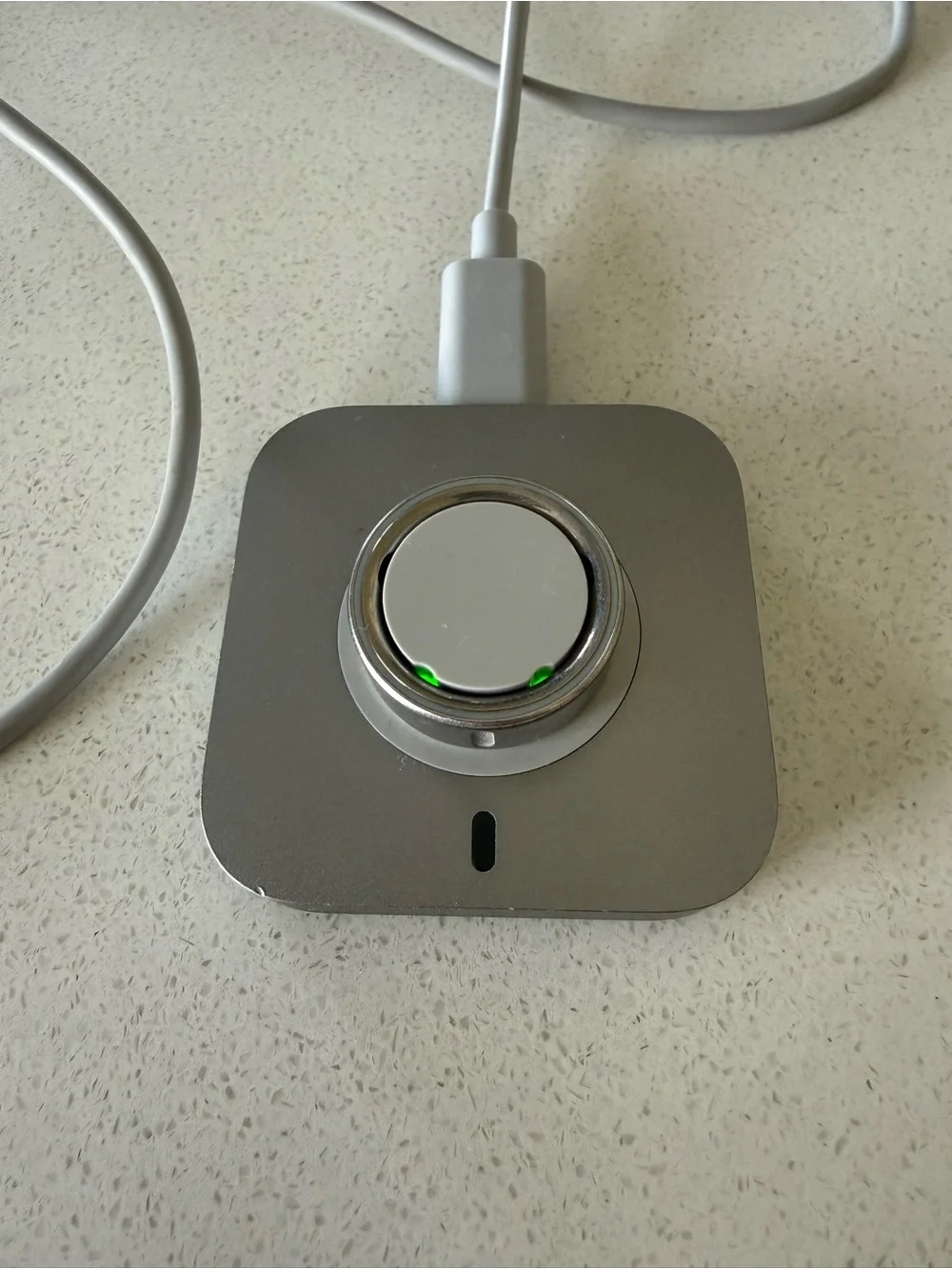 Oura Brushed Silver Ring & Charger. Size 8. Gently Used.